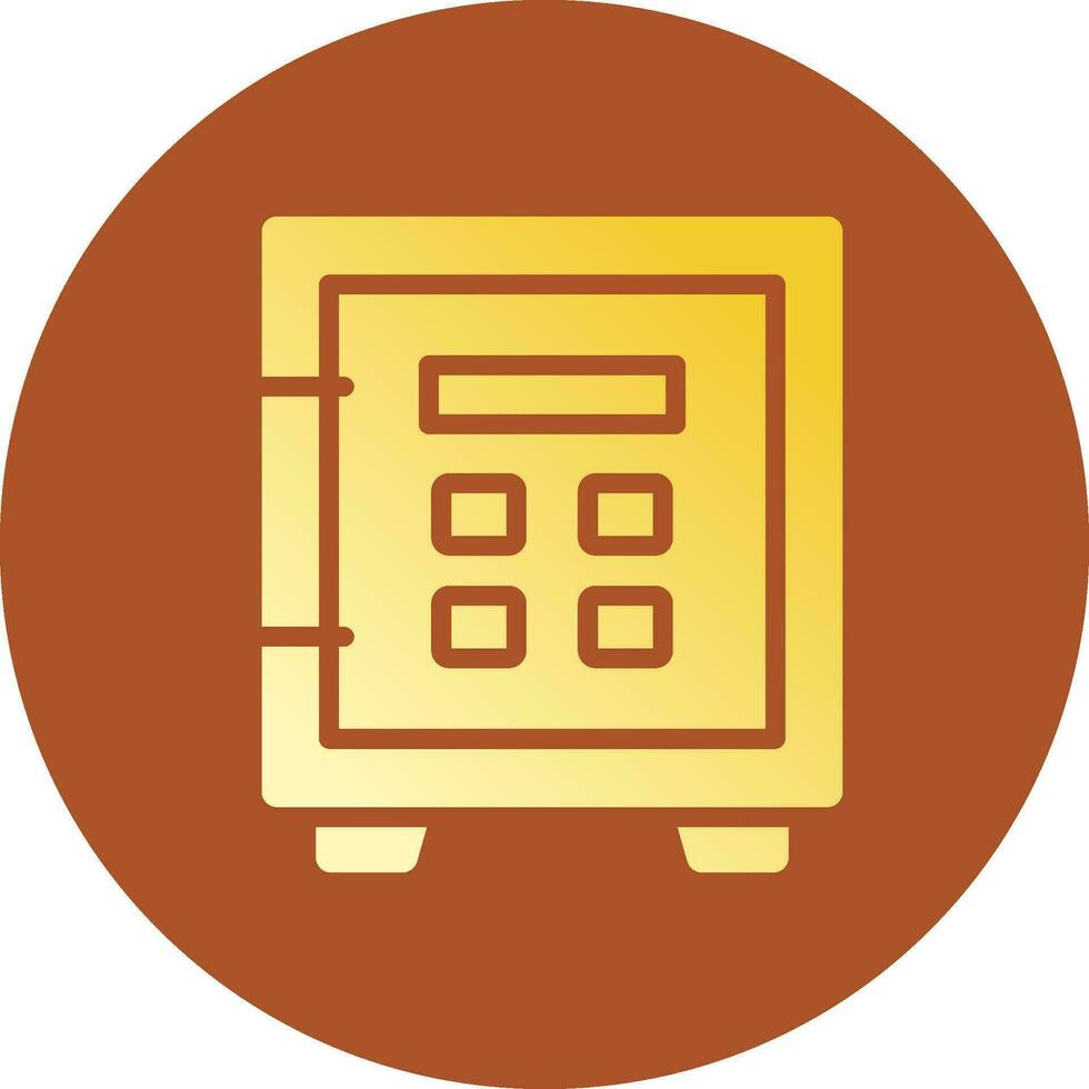 Safe Lock Creative Icon Design vector