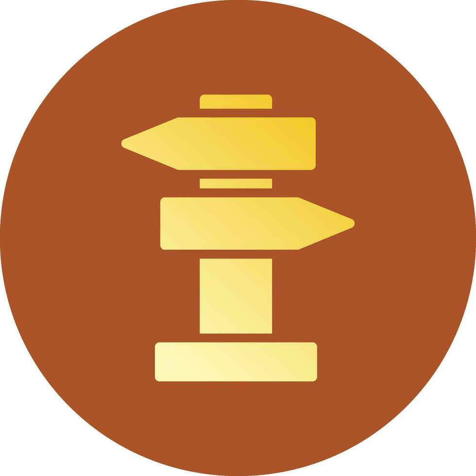 Road Sign Creative Icon Design vector