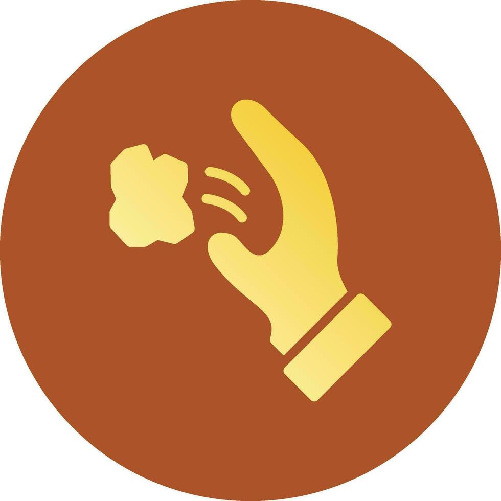 Throwing Trash Creative Icon Design vector