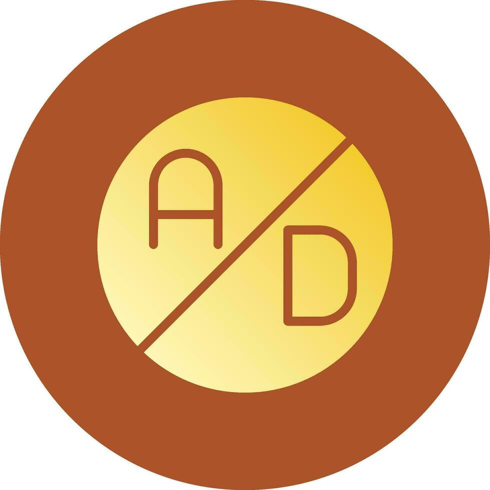 Ad Blocker Creative Icon Design vector