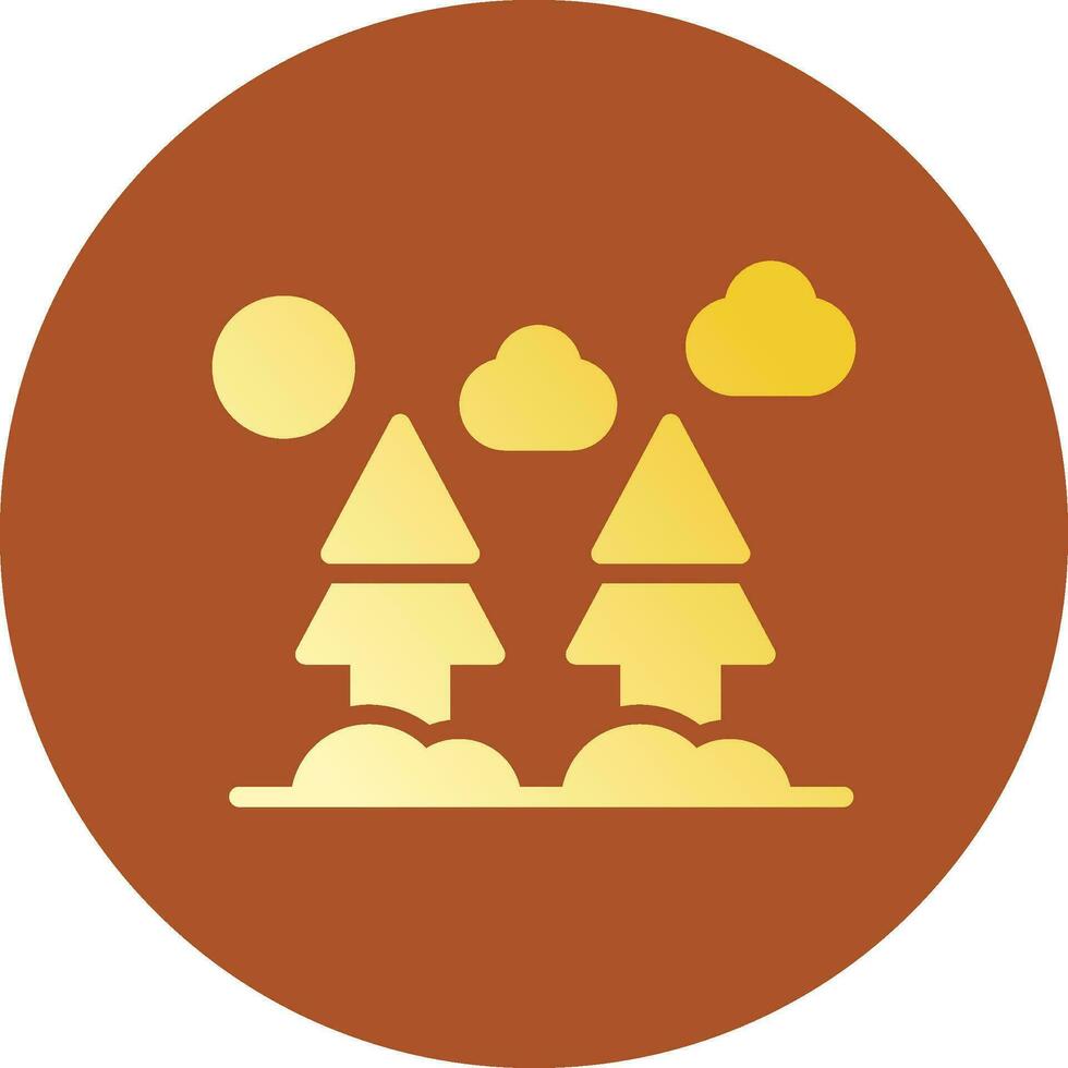 Forest Creative Icon Design vector
