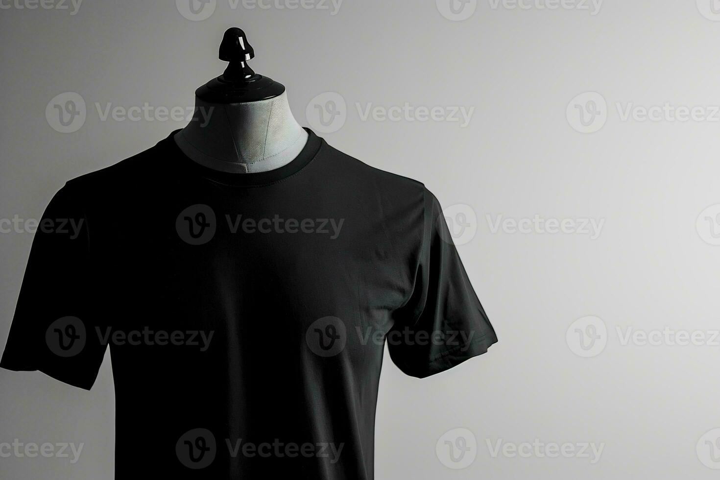 AI generated Plain t-shirt in on a mannequin for mockup photo