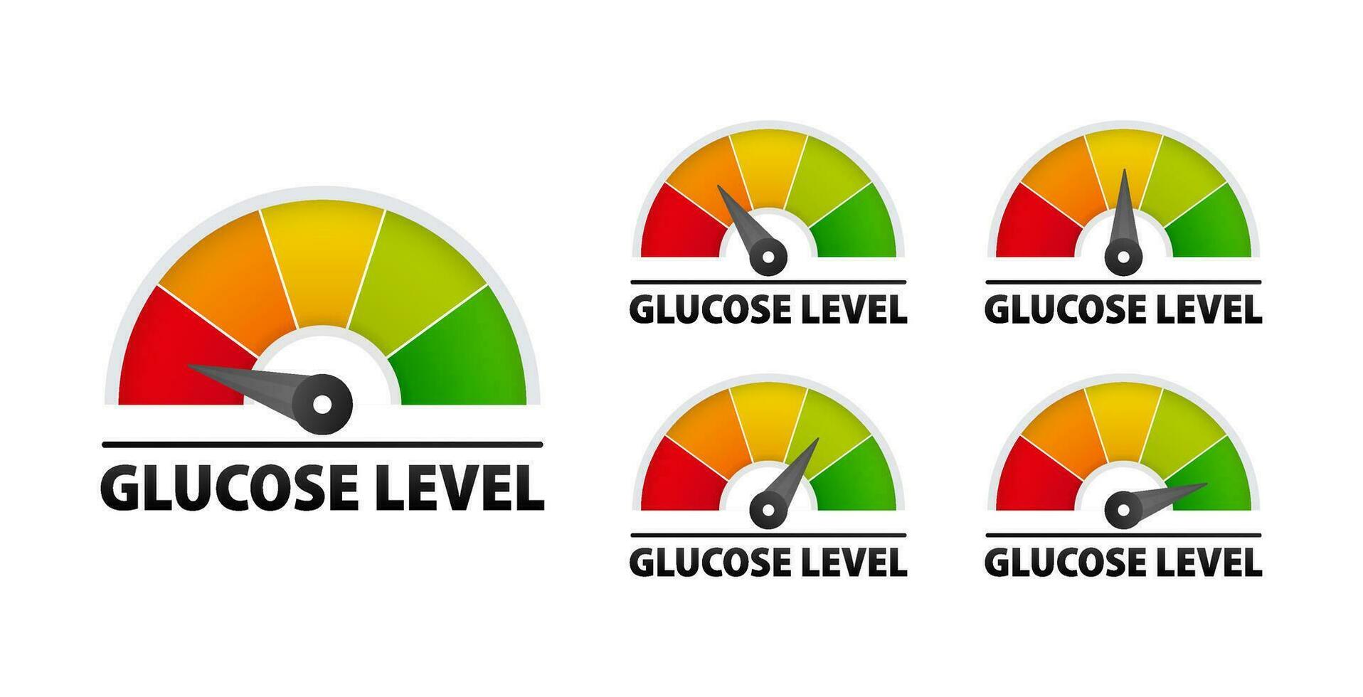 Glucose level. Monitoring and Managing Your Blood Sugar Levels for Optimal Health. Diabetes risk vector