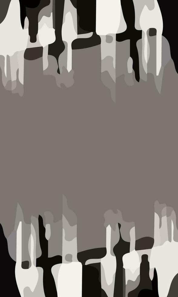 Aesthetic monochrome abstract background with copy space area. Suitable for poster and banner vector