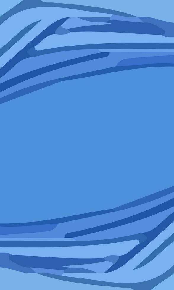 Aesthetic abstract art with a combination of shapes and blue colors. Suitable for background and poster vector