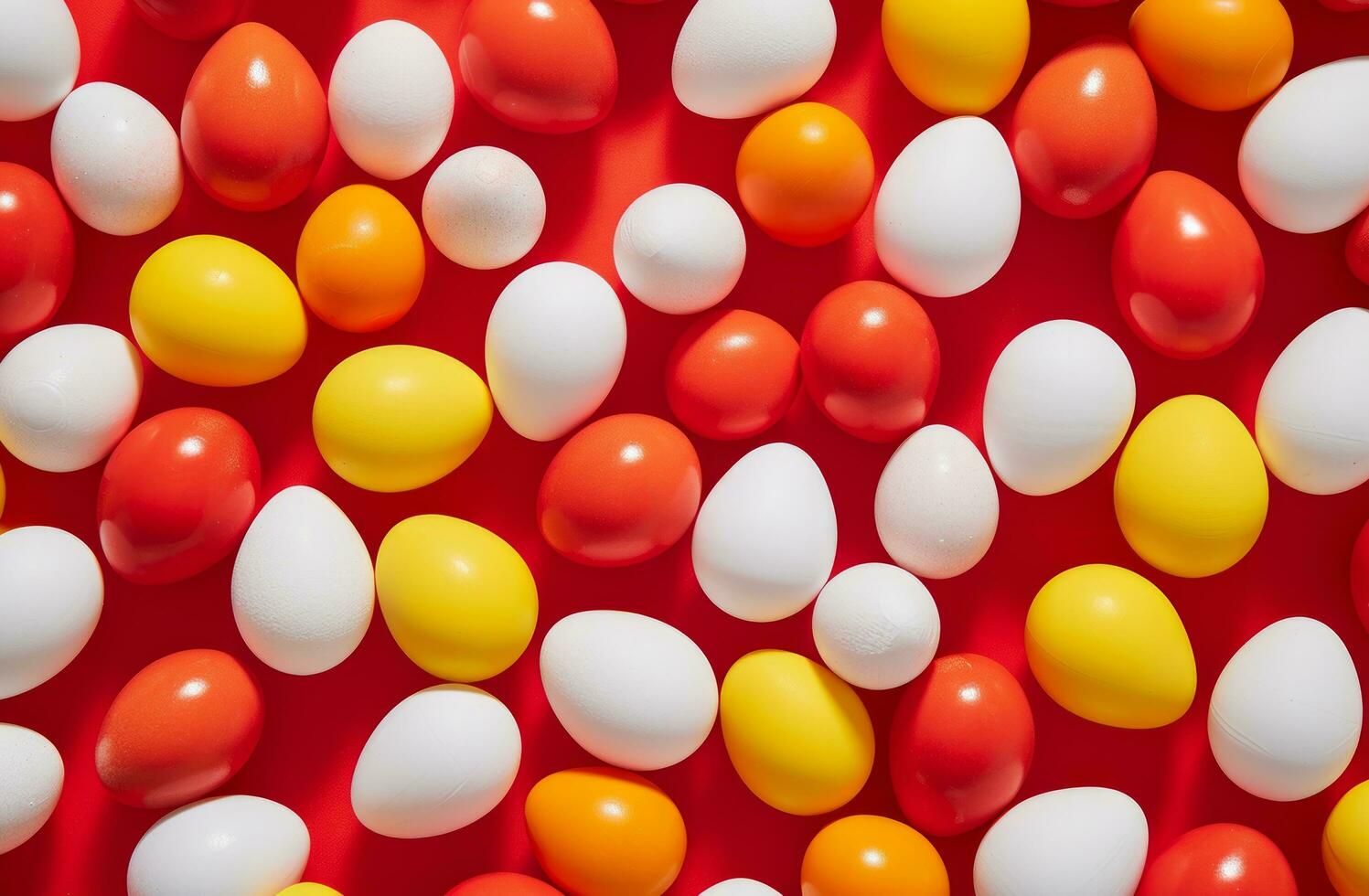 AI generated white paper with red, white photo