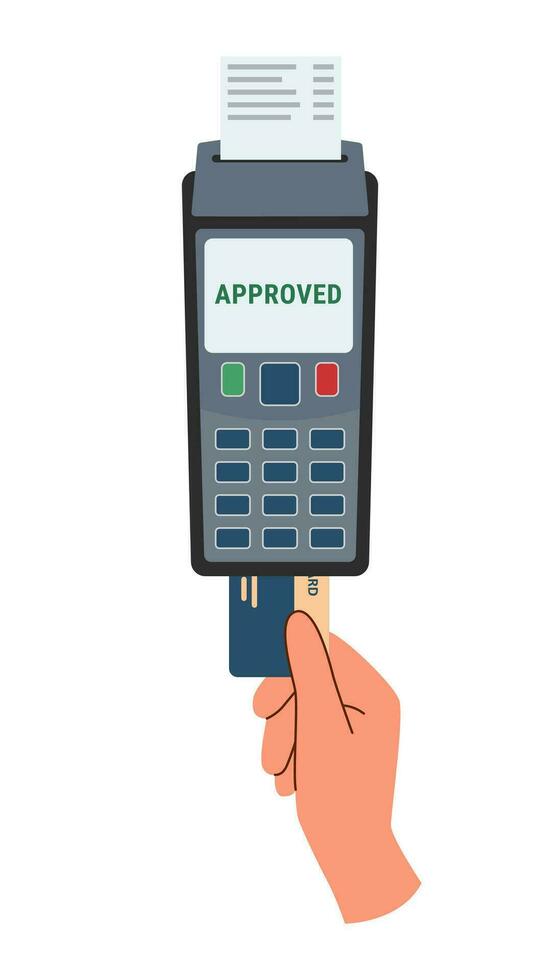 Contactless payment concept. vector