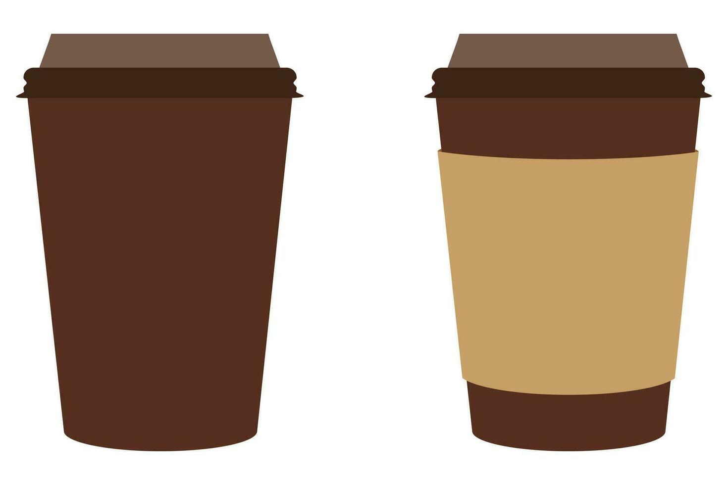paper cup for coffee stock vector illustration isolated on white background