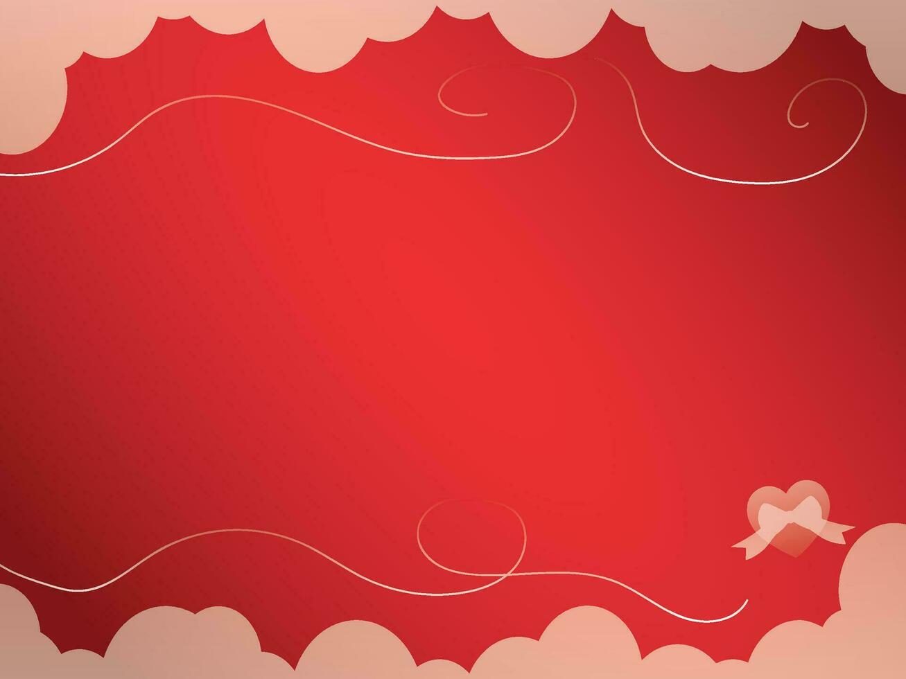 corazones rojo amor enamorado tarjeta marco vector ilustración día rosado diseño modelo decoración san valentin romance símbolo floral Boda bandera frontera fiesta flor romántico en un rojo antecedentes