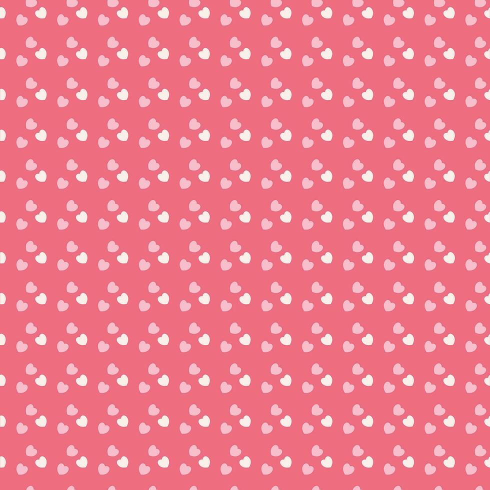 seamless valentine mini heart pattern vector illustration