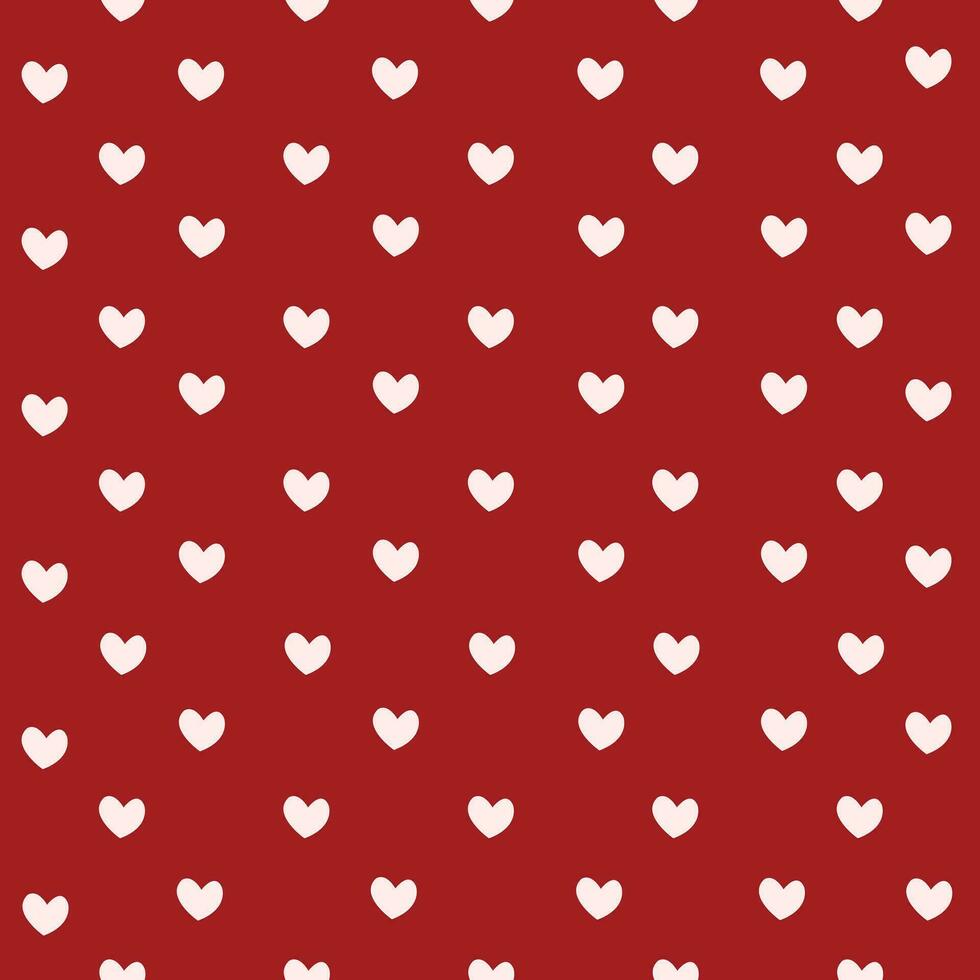 cute valentine heart seamless pattern background vector illustration