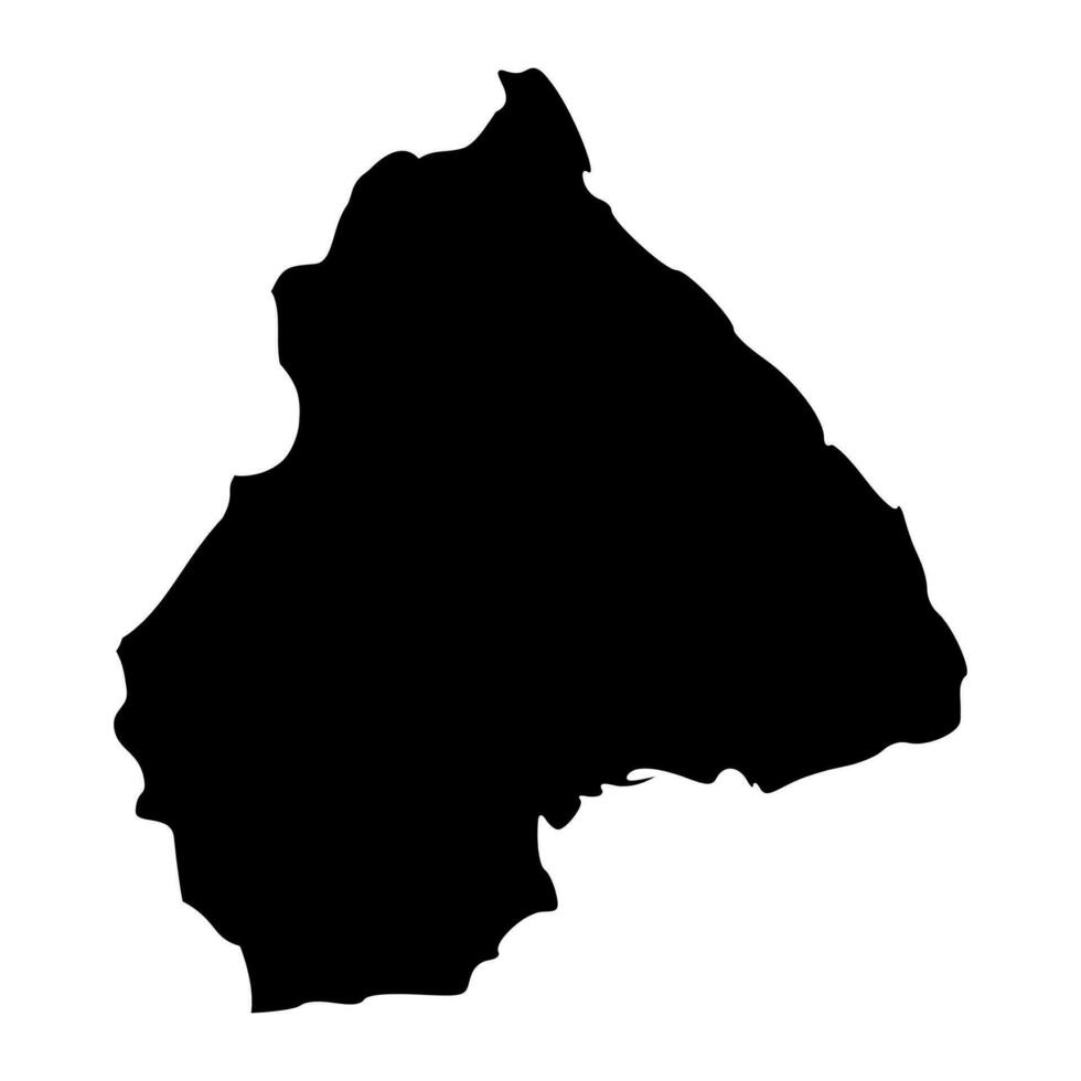 Los Santos Province map, administrative division of Panama. Vector illustration.