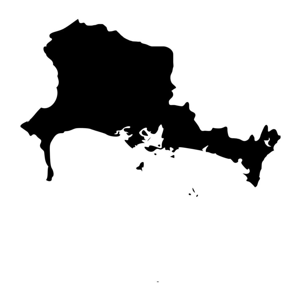 Chiriqui Province map, administrative division of Panama. Vector illustration.
