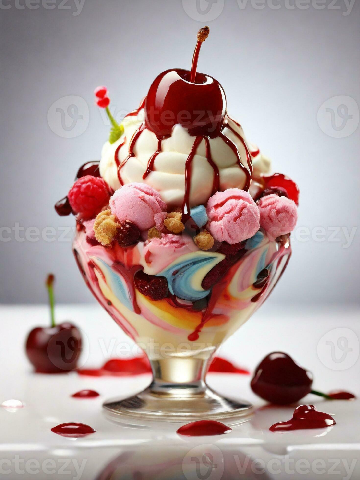 AMAZING Wonderlands! 写真額縁　Cream soda delicious-soda-drink-with-ice-