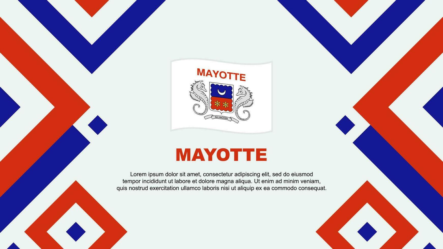 mayotte bandera resumen antecedentes diseño modelo. mayotte independencia día bandera fondo de pantalla vector ilustración. mayotte modelo