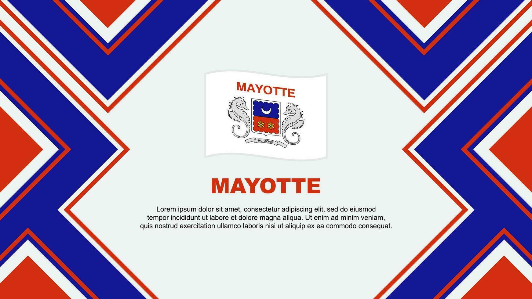 mayotte bandera resumen antecedentes diseño modelo. mayotte independencia día bandera fondo de pantalla vector ilustración. mayotte vector