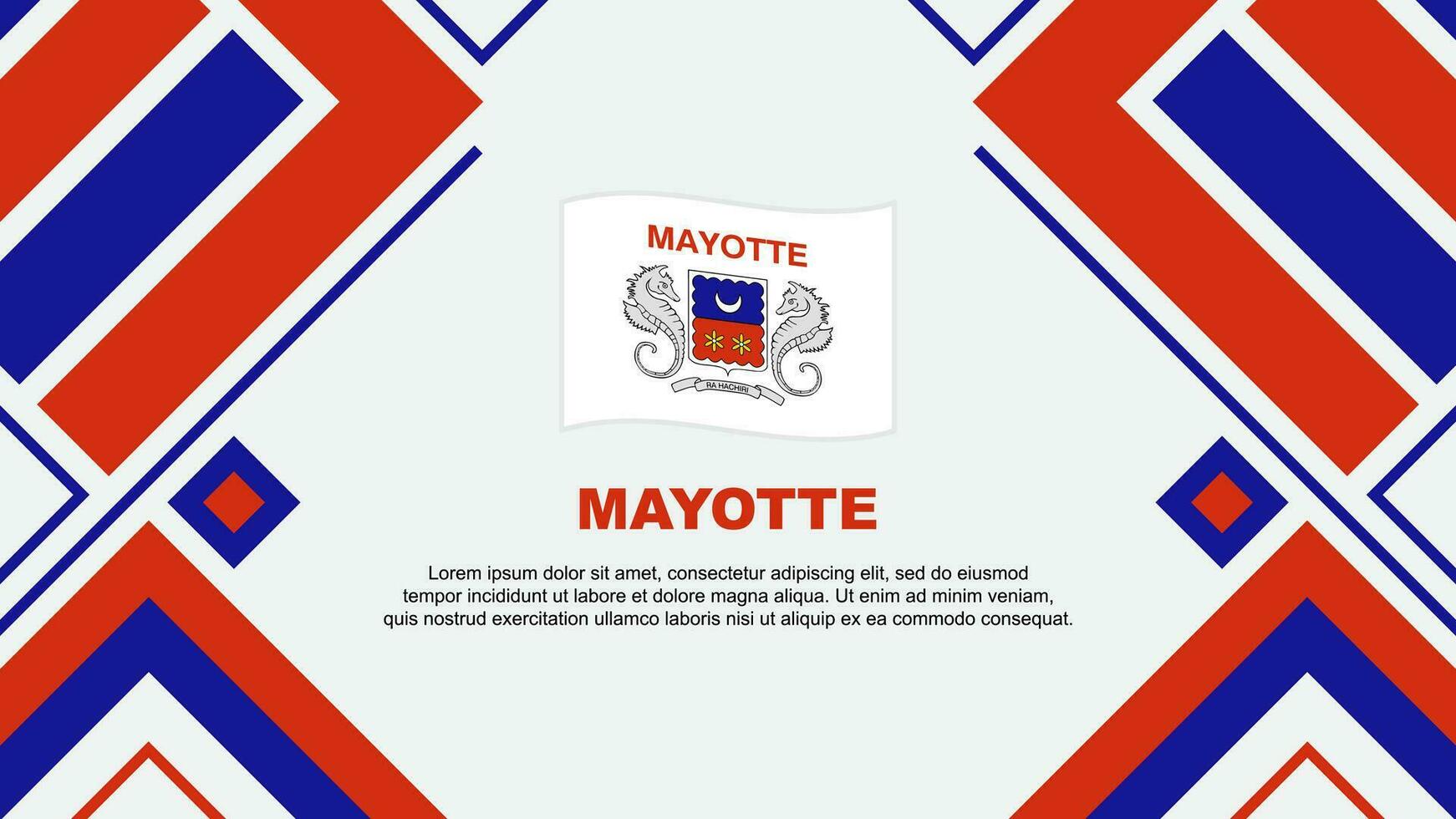 mayotte bandera resumen antecedentes diseño modelo. mayotte independencia día bandera fondo de pantalla vector ilustración. mayotte bandera