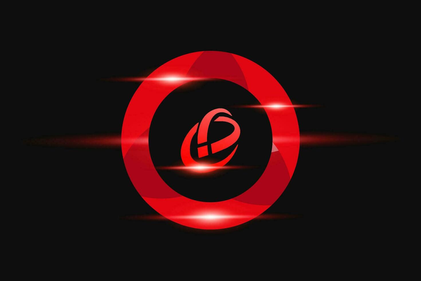 EI Red logo Design. Vector logo design for business.