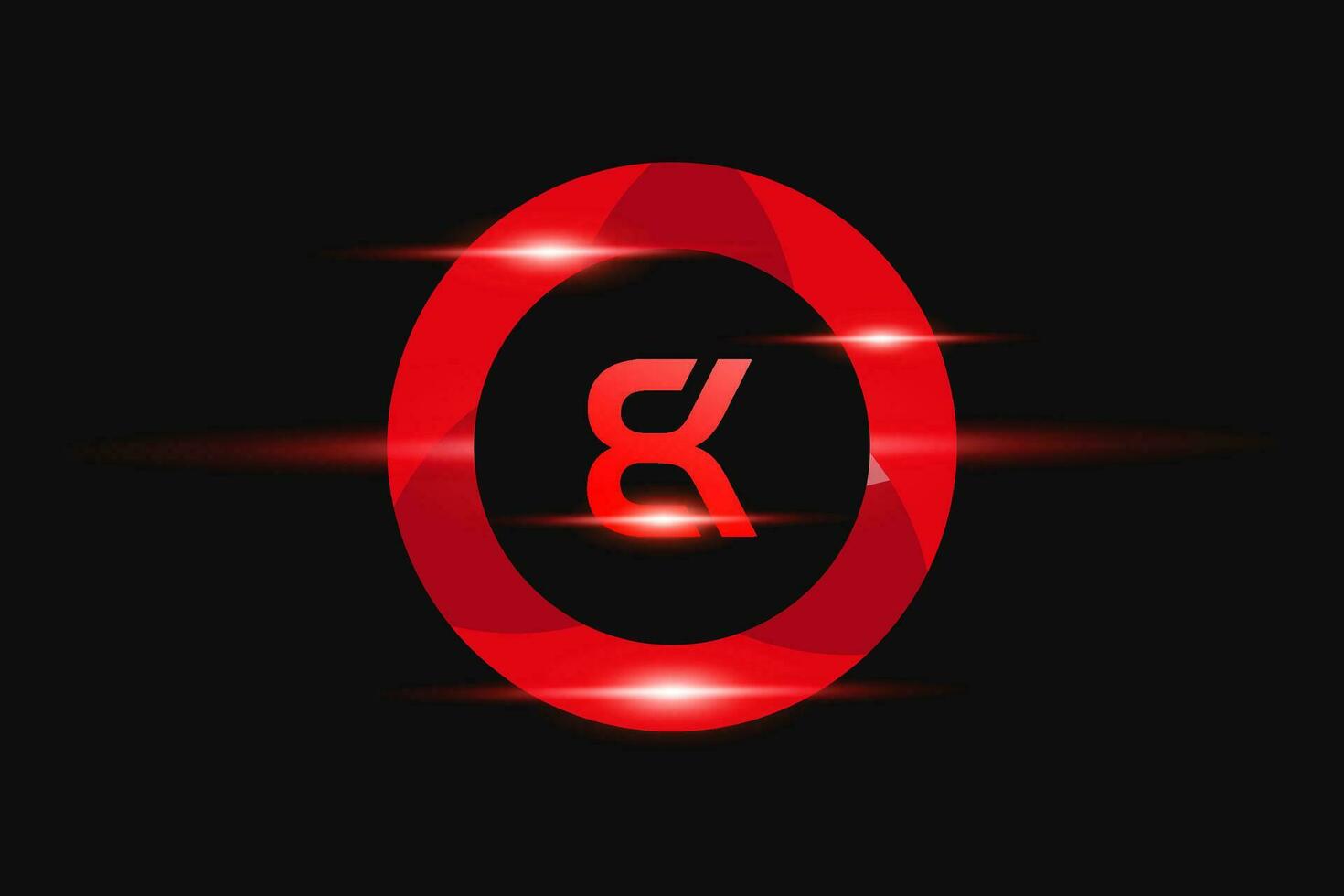 EK Red logo Design. Vector logo design for business.