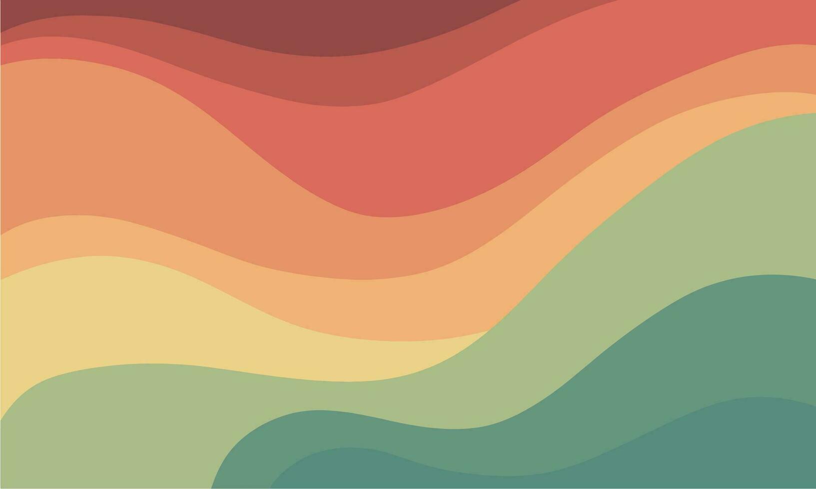 Abstract background with colorful waves vector