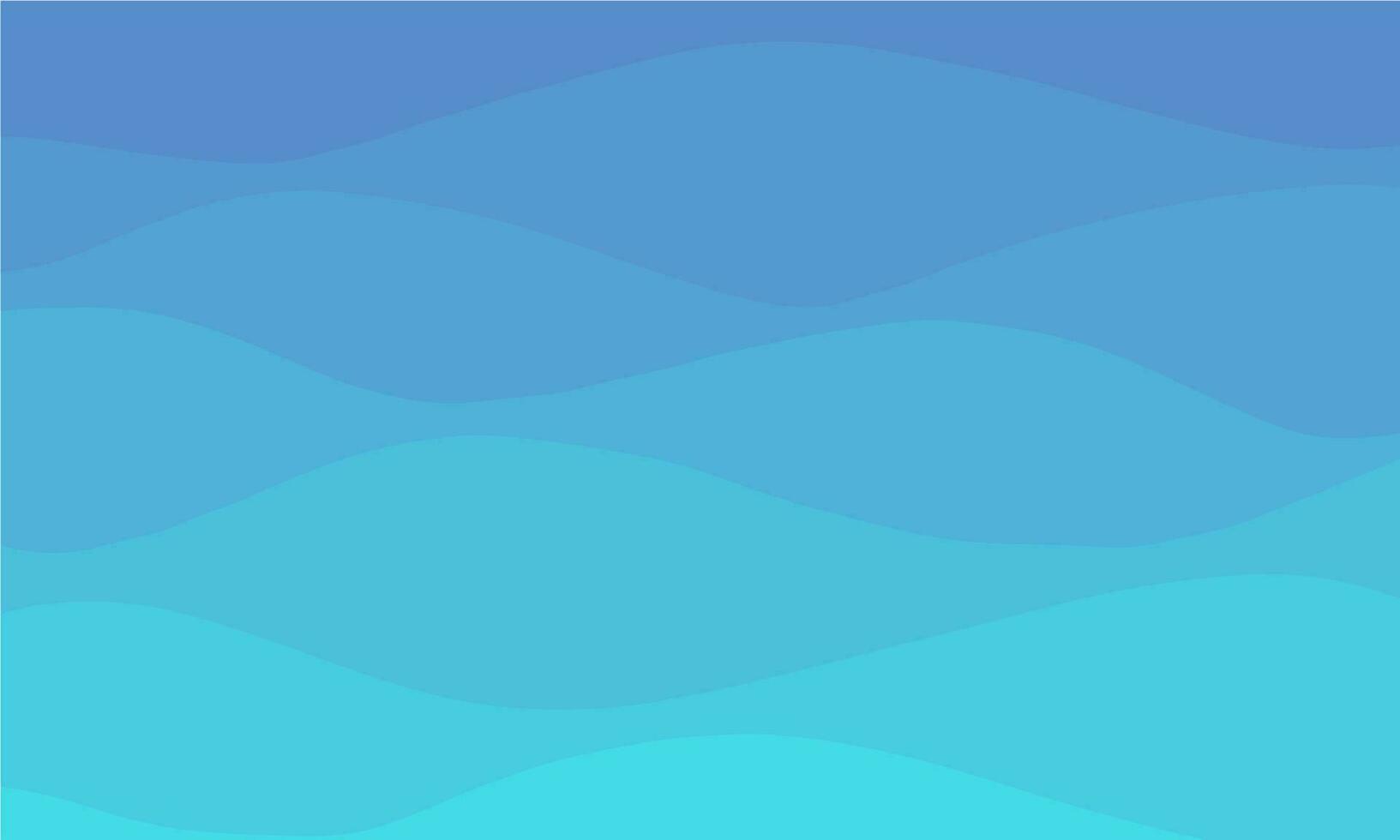 Blue Abstract Background With Wave Vector