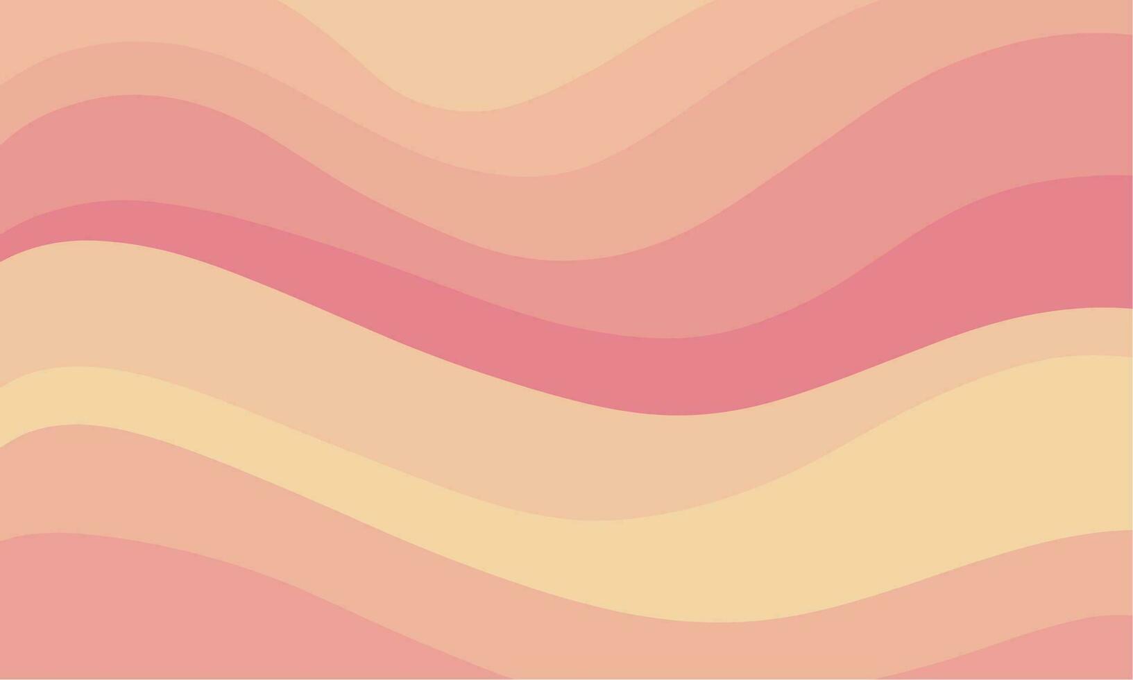 Orange wave background wallpaper vector