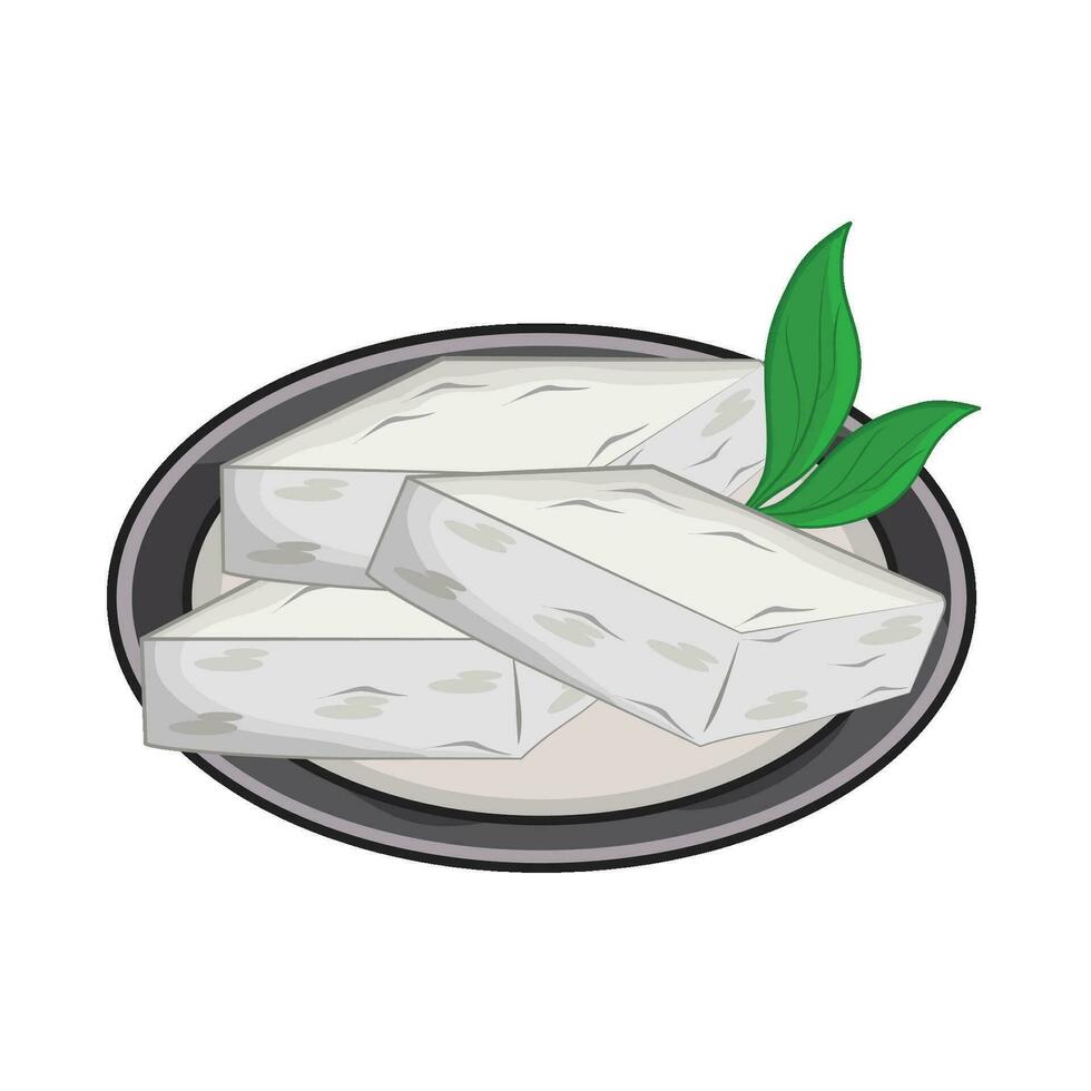 illustration of tofu vector