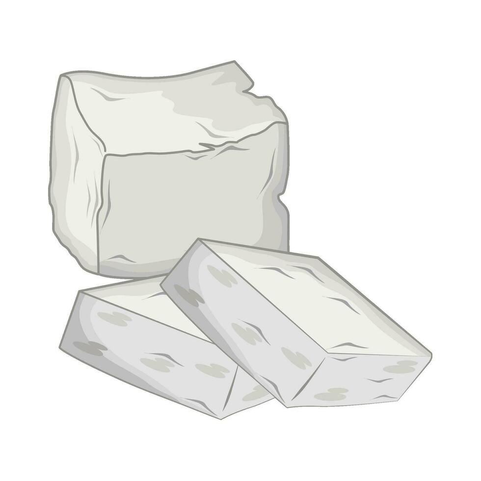 illustration of tofu vector