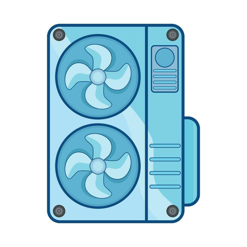 illustration of air conditioner vector