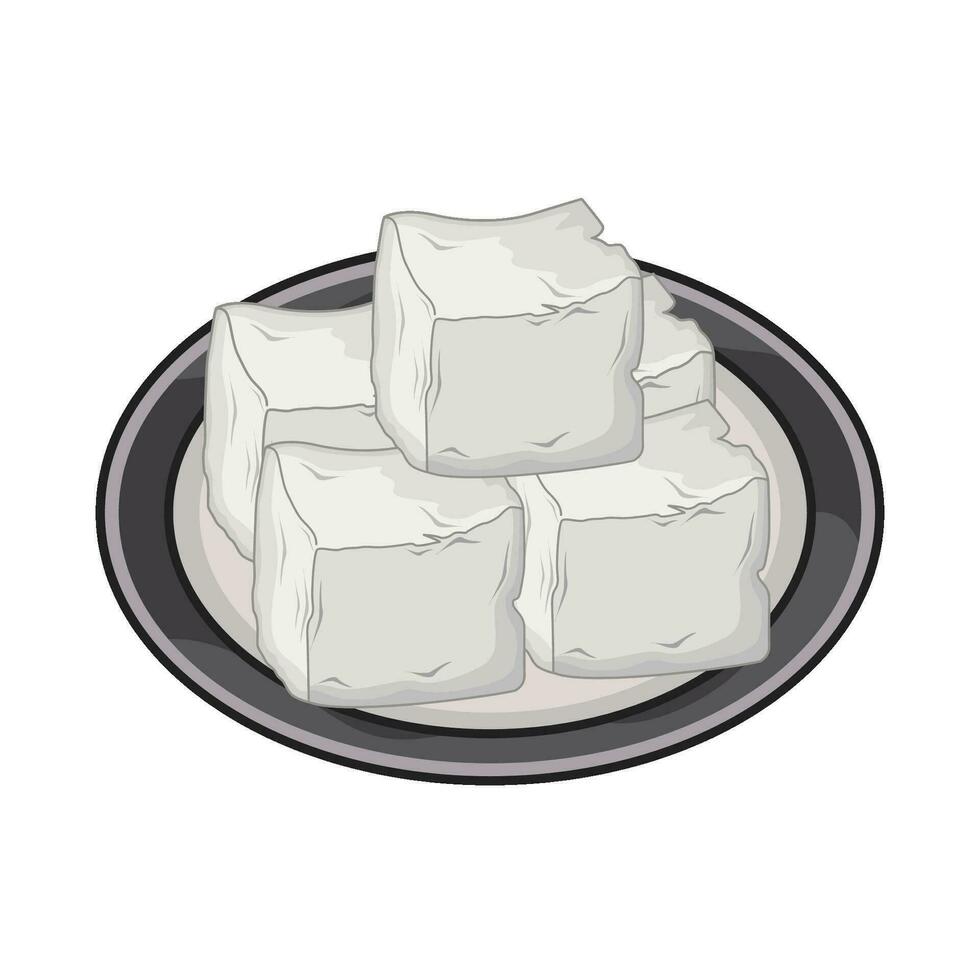 illustration of tofu vector