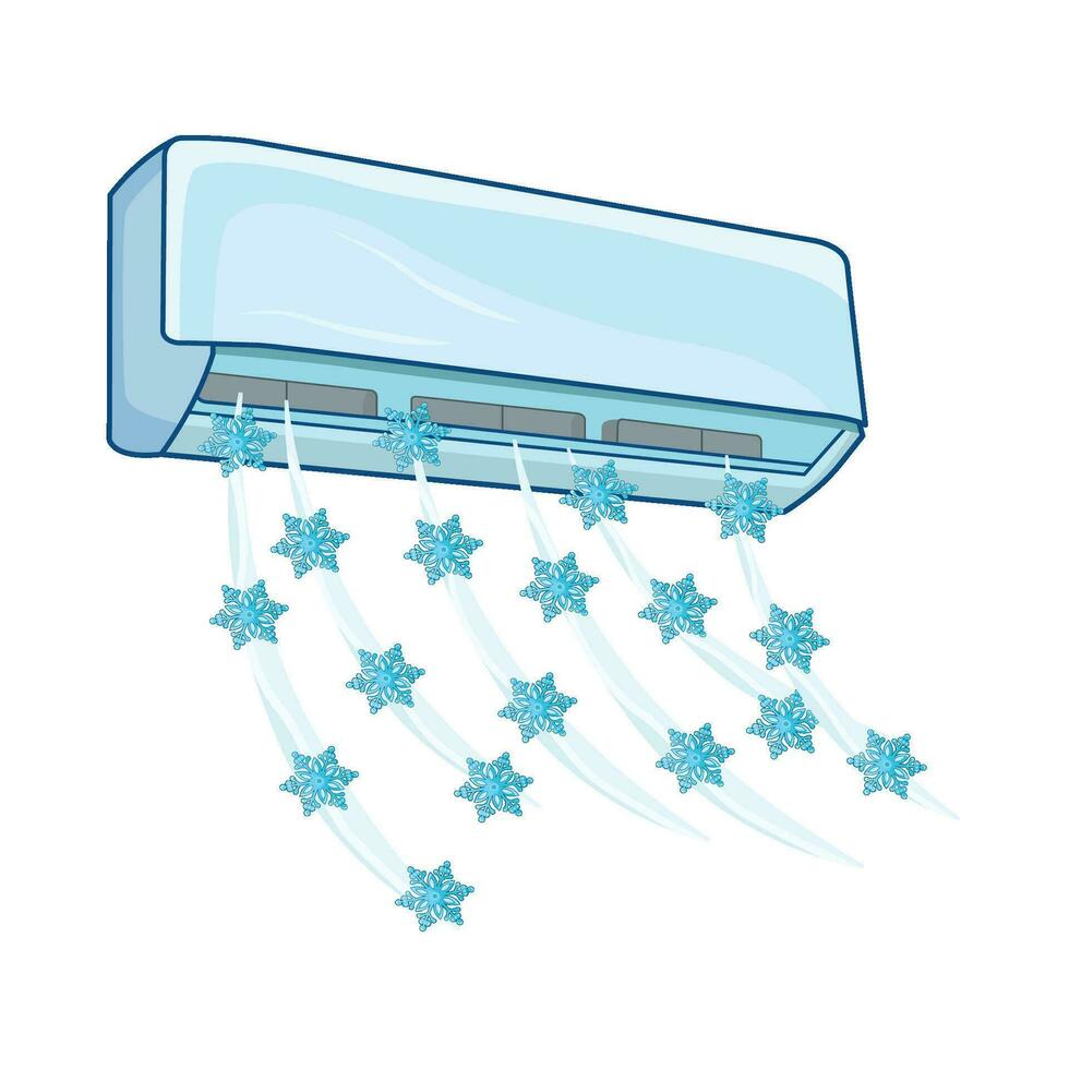 illustration of air conditioner vector