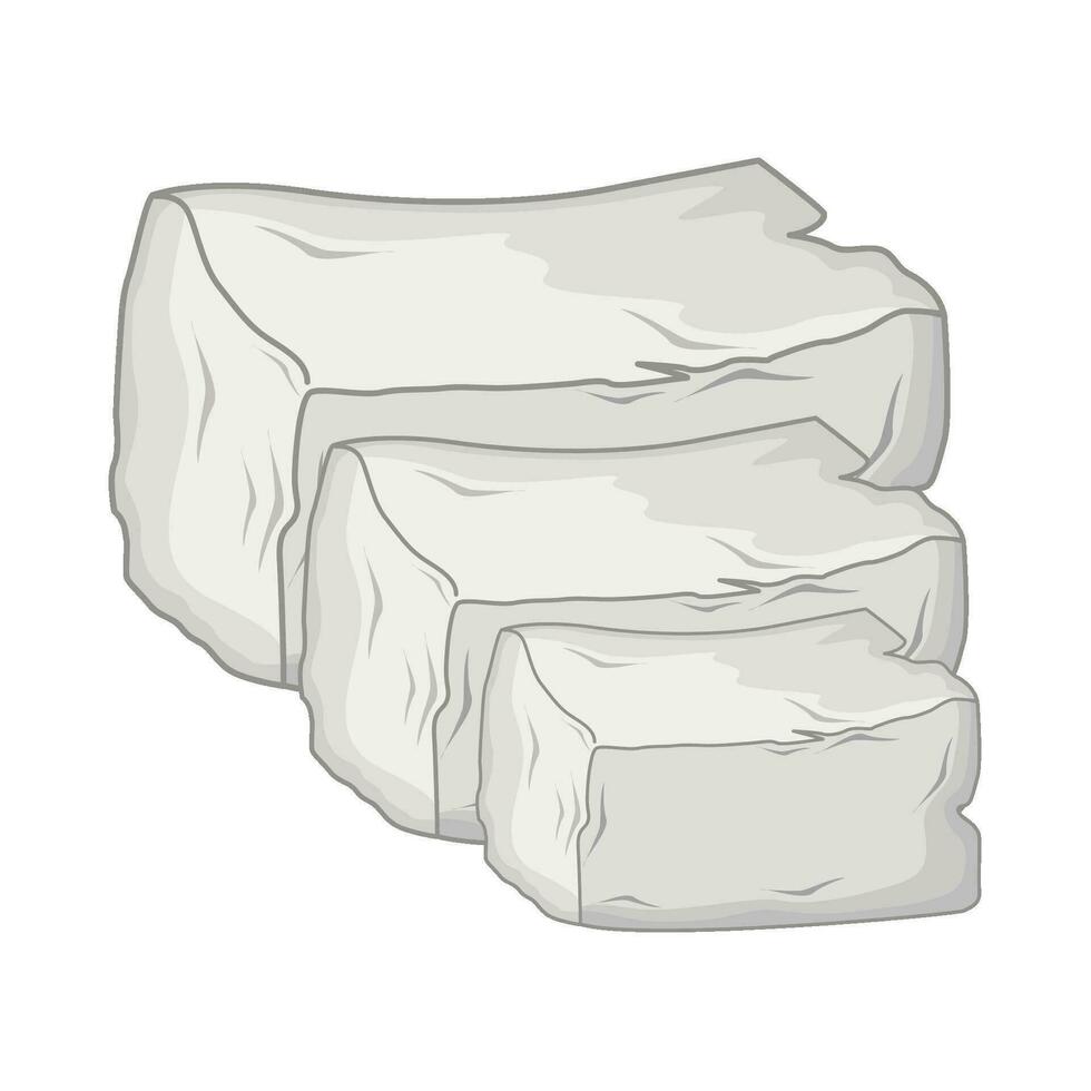 ilustración de tofu vector