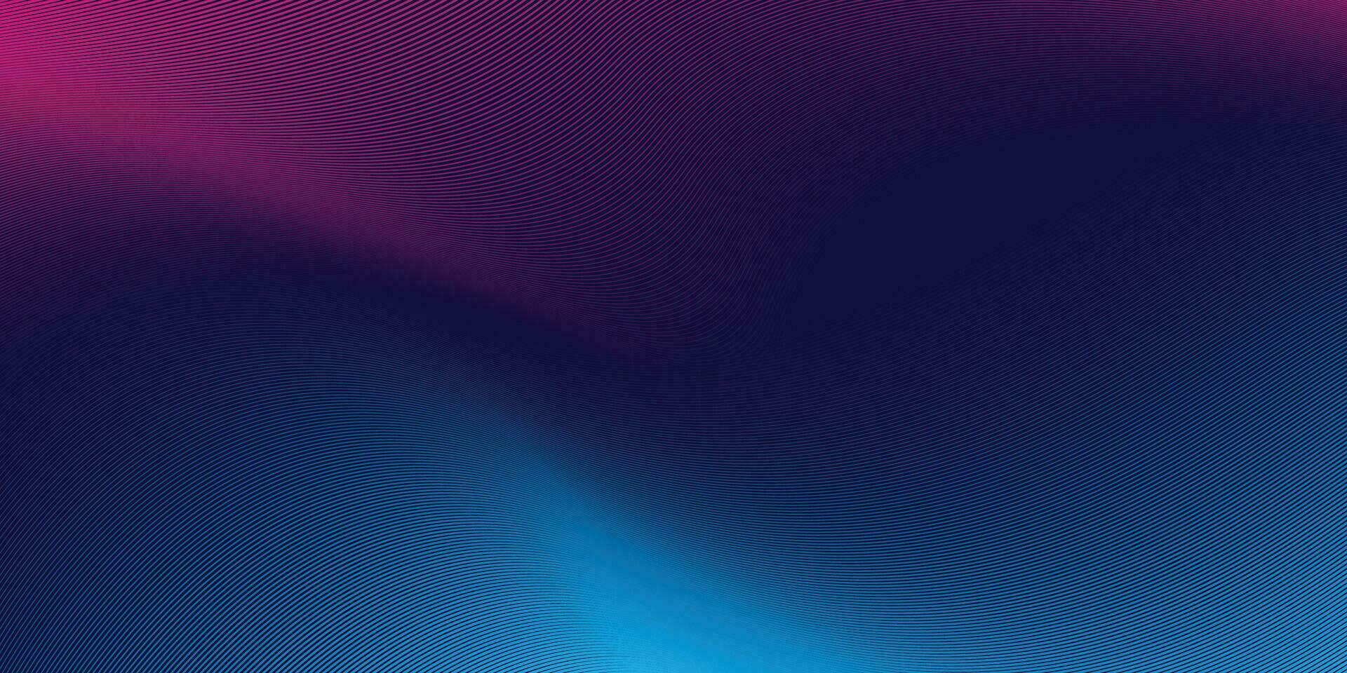 Abstract colorful technology line wave background, Modern purple blue gradient flowing wave lines. Futuristic technology concept. Vector illustration Pro Vector