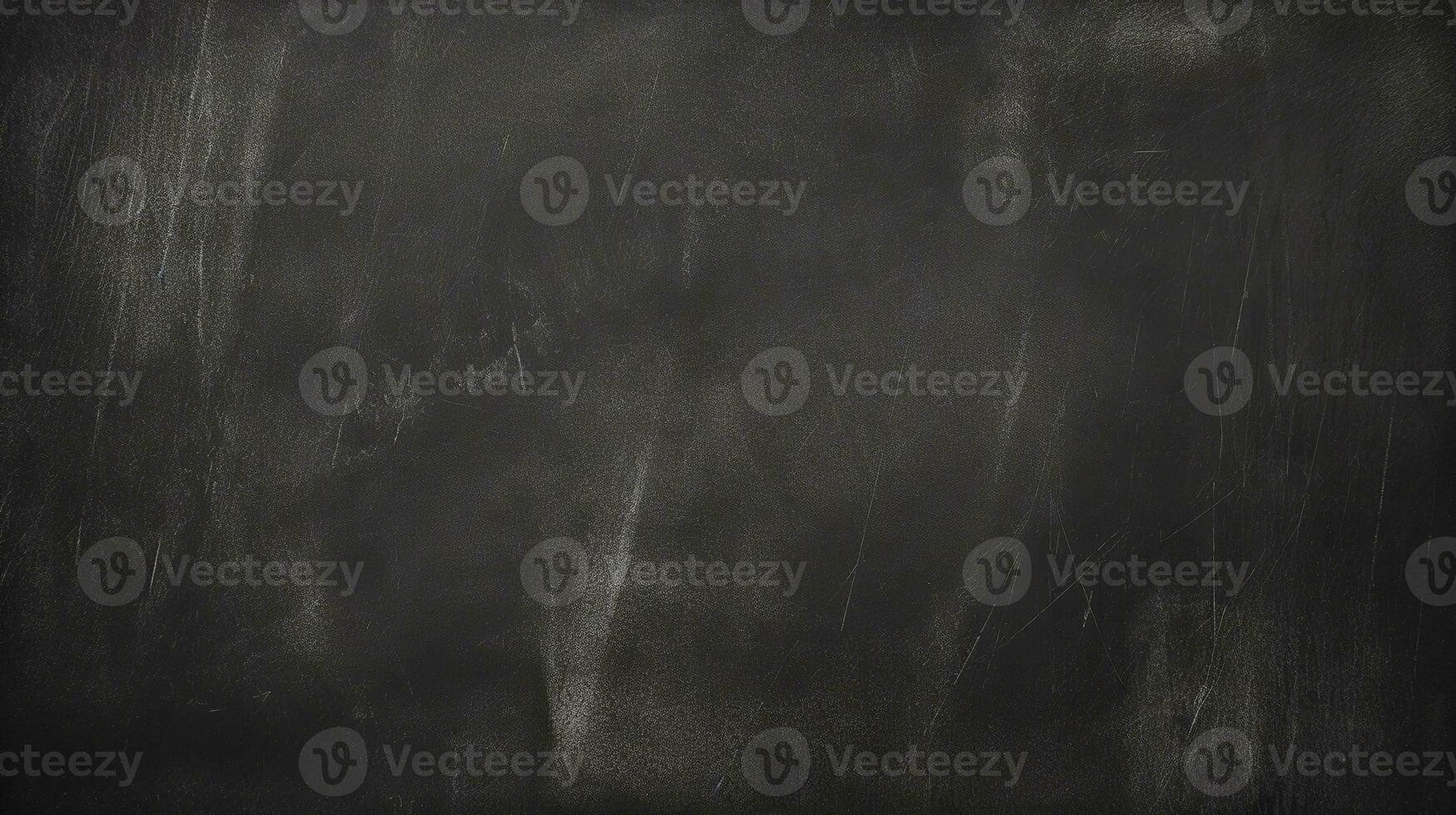 AI generated Detailed black wall of chalkboard texture, A blank, dark chalkboard with visible streaks and smudges photo