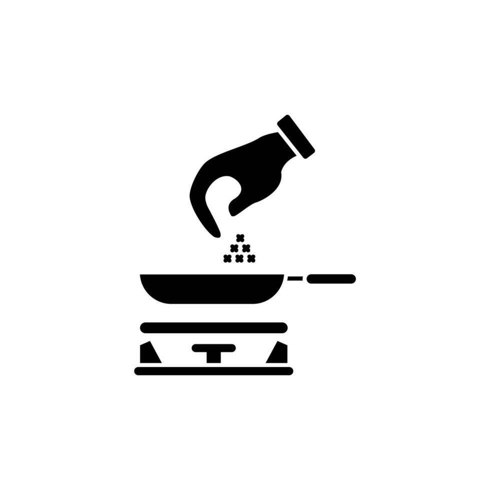 cocinar concepto línea icono. sencillo elemento ilustración. cocinar concepto contorno símbolo diseño. vector