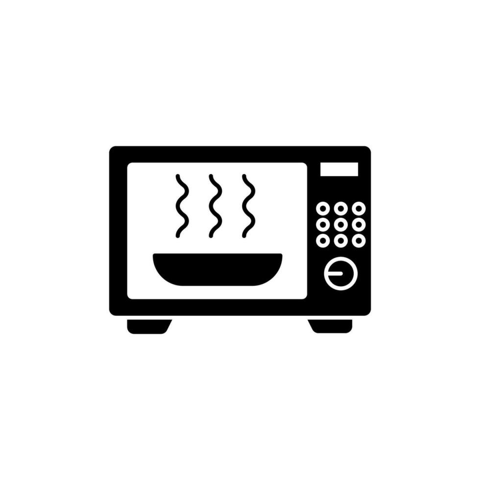 microwave concept line icon. Simple element illustration. microwave concept outline symbol design. vector