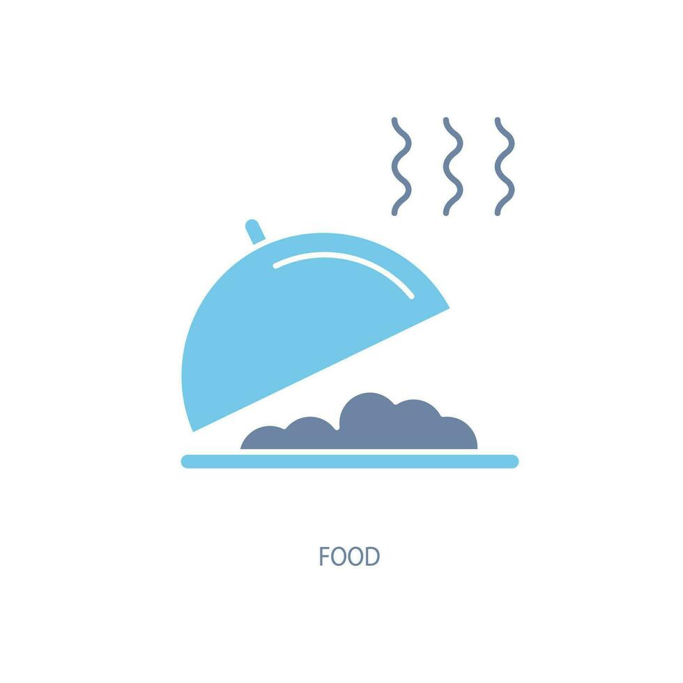 food concept line icon. Simple element illustration. food concept outline symbol design. vector