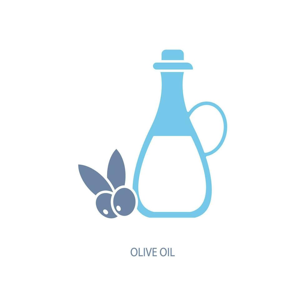 olive oil concept line icon. Simple element illustration. olive oil concept outline symbol design. vector