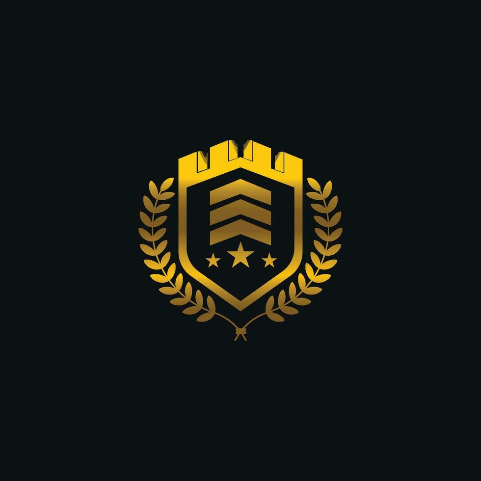 logo guerrero insignias vector editable