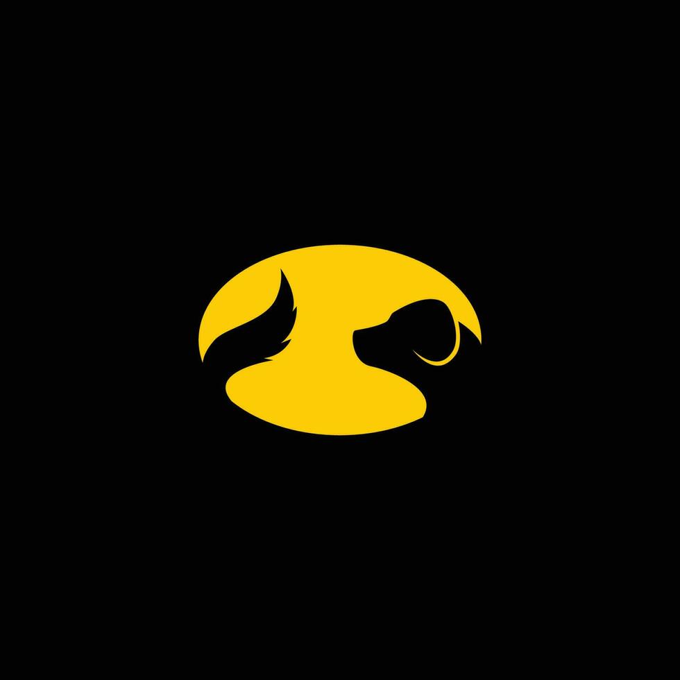 Logo vector pet animal editable