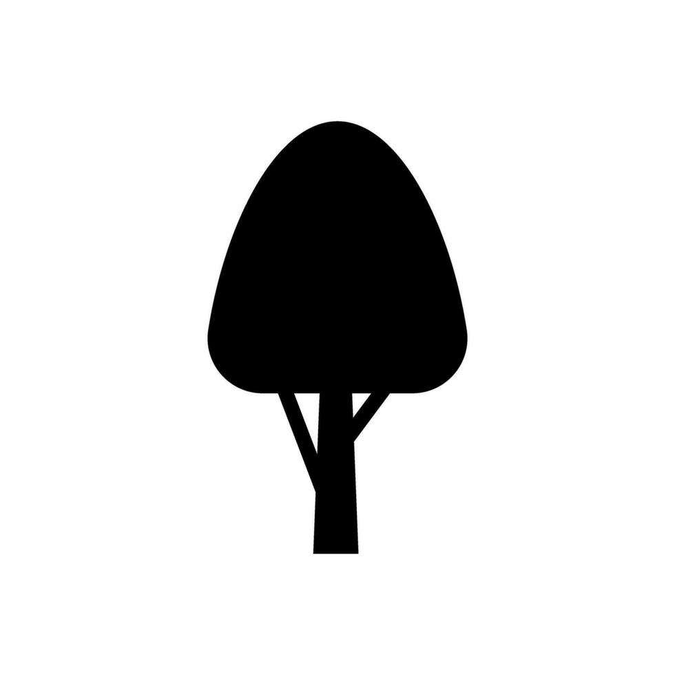 árbol icono vector. naturaleza ilustración signo. verde símbolo. vector