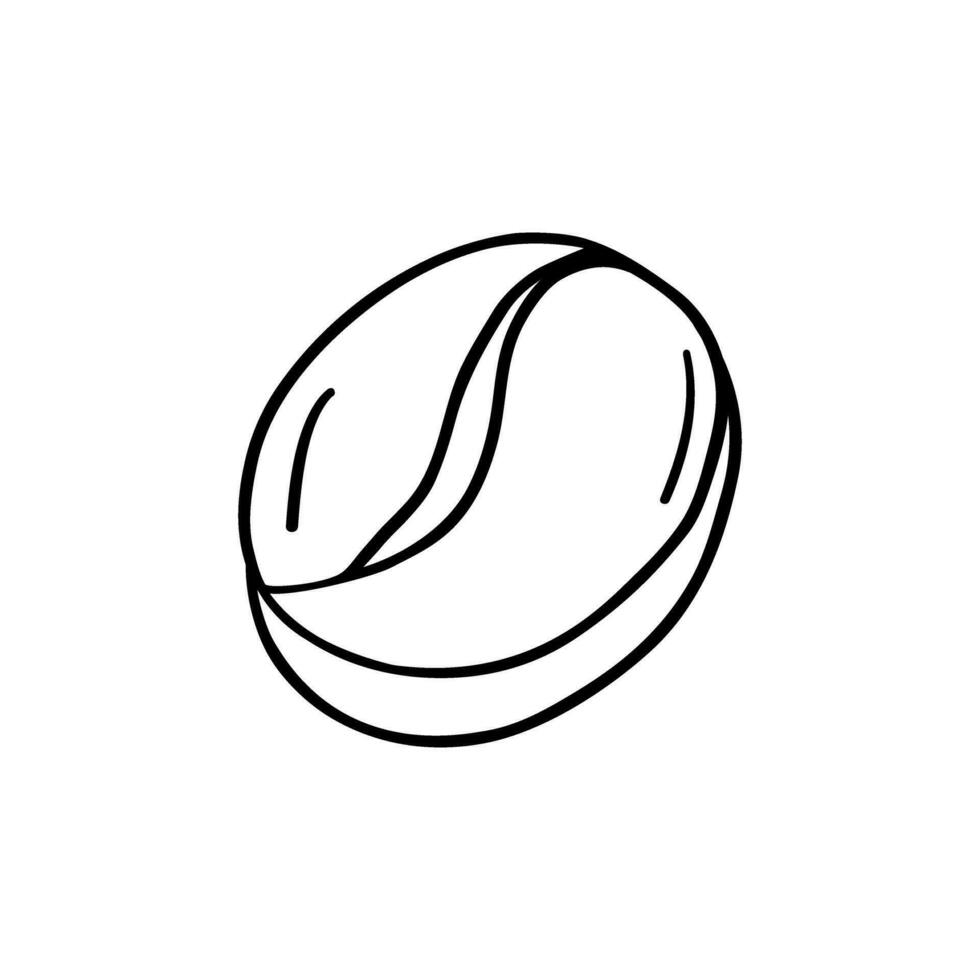 Coffee beans icon vector. caffeine illustration sign. Java symbol or logo. vector