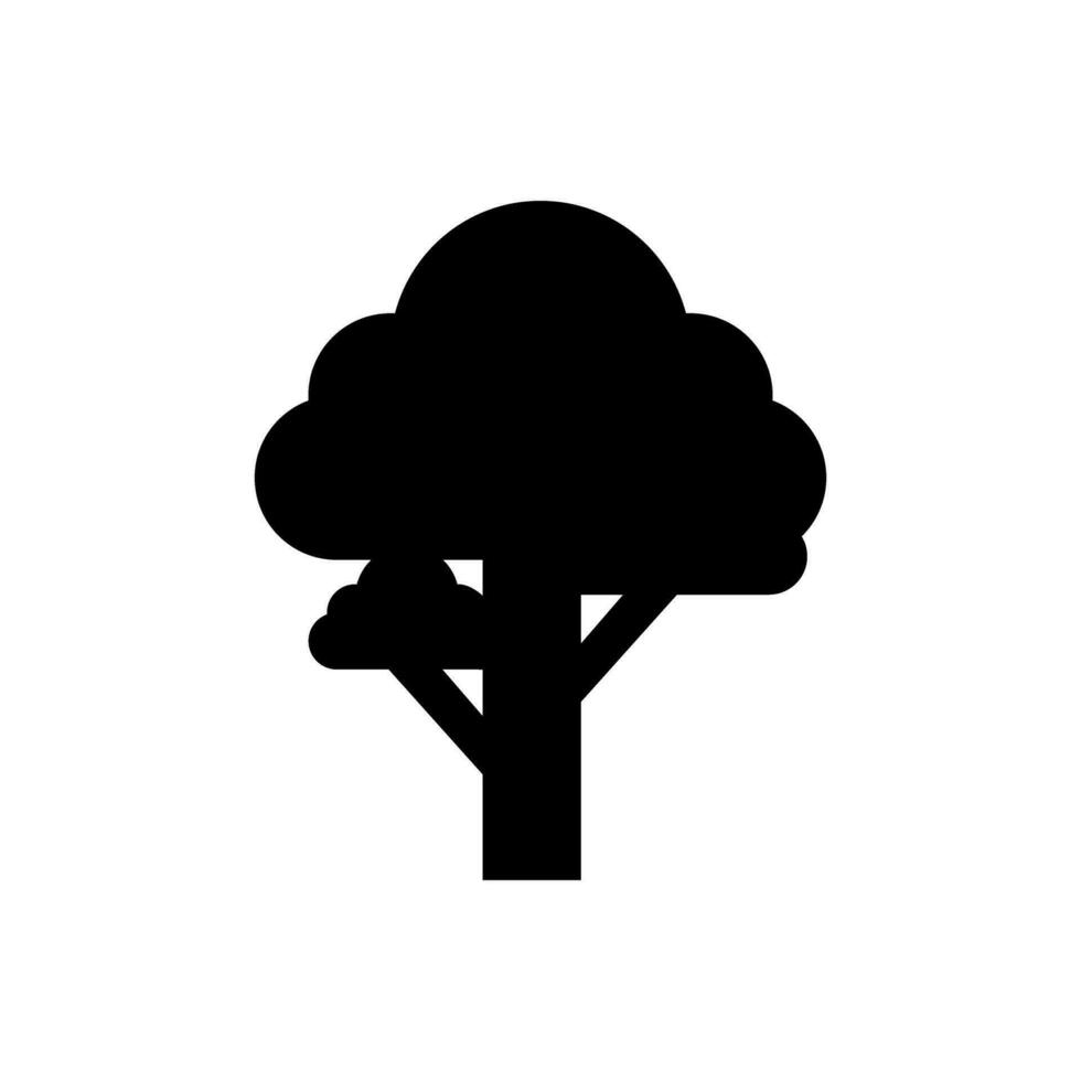 Tree icon vector. Nature illustration sign. green symbol. vector