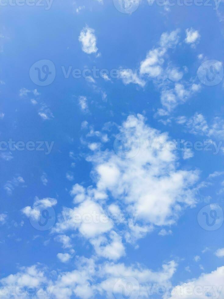 Blue sky background with white clouds. Nature cloud blue sky and white clouds. photo