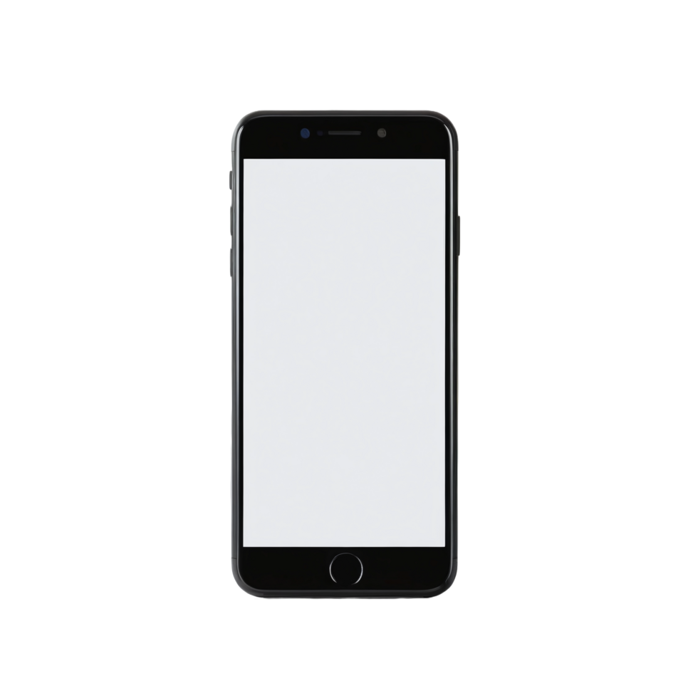 Smart phone on isolated background png