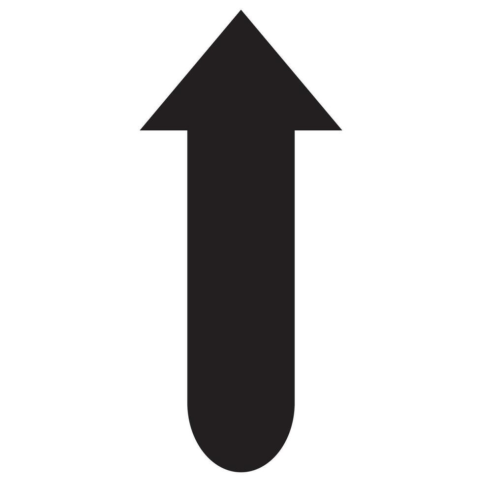 Arrow Long icon White  Arrows  Infographic Illustration  Direction Symbol  Pointer Logo  Up Sign  Isolated  Variations vector