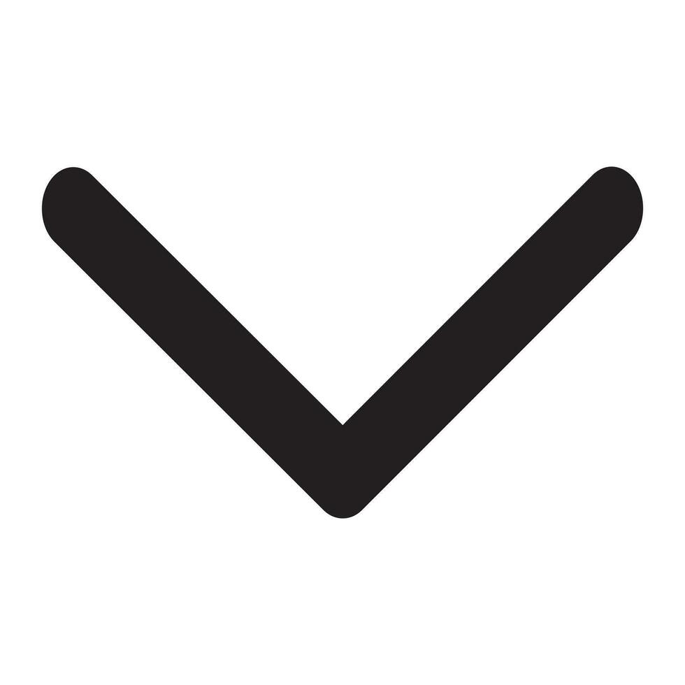 Bold arrow sign collection, set of black arrows icons, isolated on white background vector