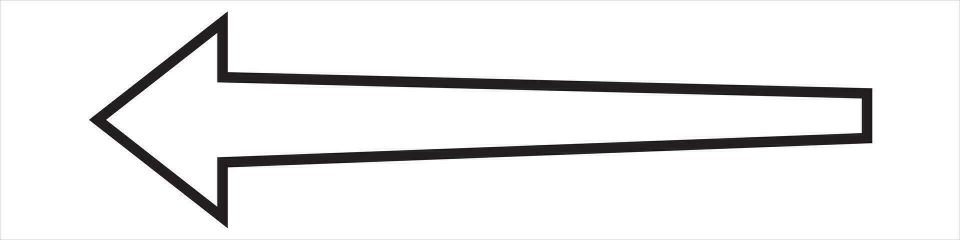 Bold arrow sign collection, set of black arrows icons, isolated on white background vector
