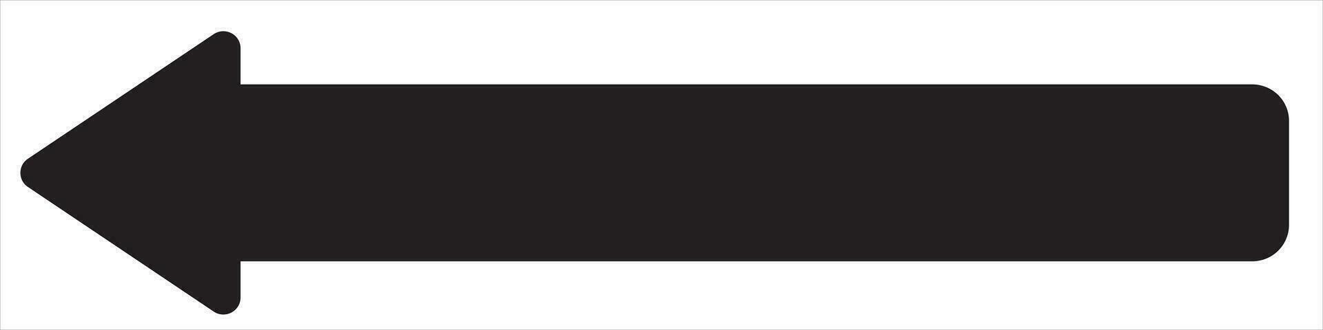 Bold arrow sign collection, set of black arrows icons, isolated on white background vector