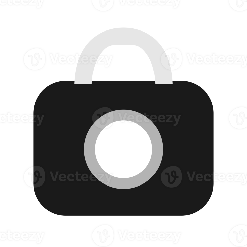 Locked metal padlock. concept of login password security and secure data account. png